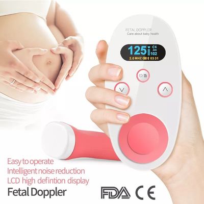 O monitor de coração Fetal de Doppler da casa materna mede o bebê infantil Doppler Fetal da pulsação do coração