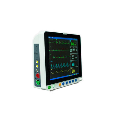 Vital Signs Patient Monitor 15 cabeceira médica Nibp SPO2 Ecg do multiparâmetro ICU da polegada