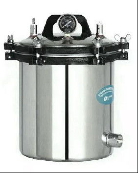 Máquina de esterilização a vapor de pressão portátil Autoclave dental de laboratório com aquecimento elétrico ou GLP