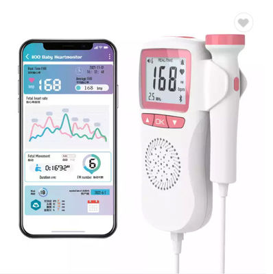 O hospital do OEM faz à máquina o monitor de coração Fetal Fetal de Doppler das mulheres gravidas portáteis