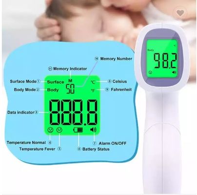 Termômetro infravermelho da temperatura da febre da arma do termômetro da temperatura de Touchless