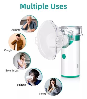 Inalador ultrassônico Handheld recarregável Mesh Nebulizer For Children portátil do Usb