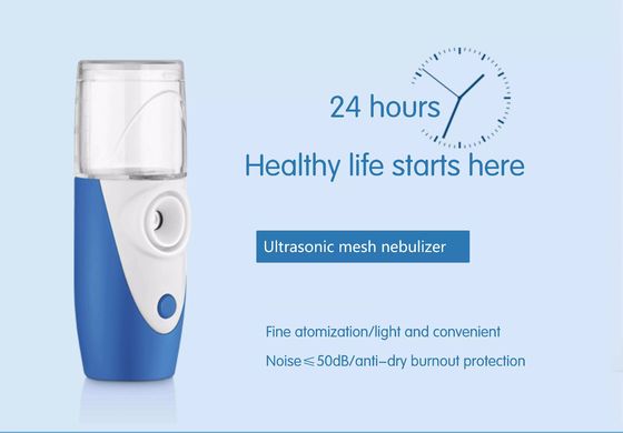Máquina portátil Mesh Ultrasonic Nebulizer pequeno recarregável Handheld do Nebulizer da asma