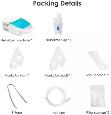 Da máquina portátil do Nebulizer da asma do CE OEM médico portátil do compressor