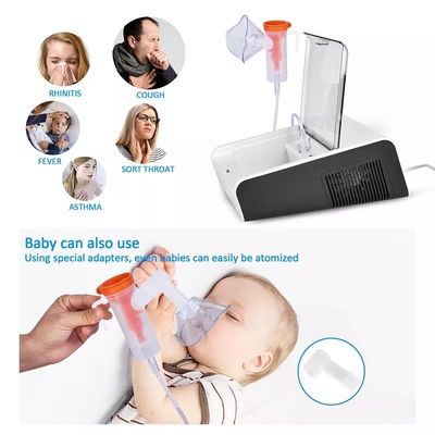 Nebulizer silencioso do compressor do inalador do bebê da máquina portátil médica do Nebulizer da criança dos adultos