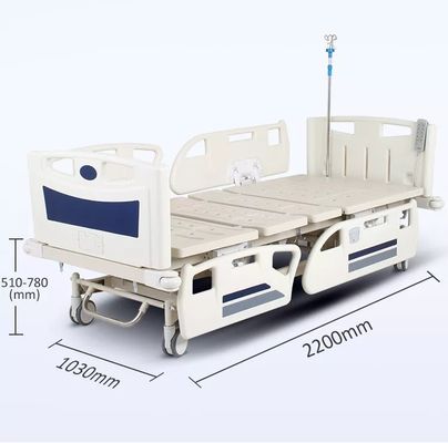 Cinco cama médica ajustável elétrica do paciente ICU da cama dos cuidados da função ICU