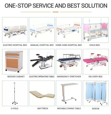 Cama de hospital manual multifuncional dos cuidados de Homecare com toalete