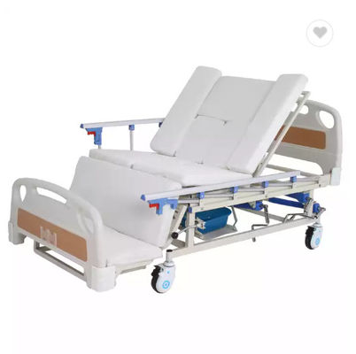 Cama dos cuidados da assistência ao domicílio do hospital de Multifunction Cama De Manual Médico com toalete
