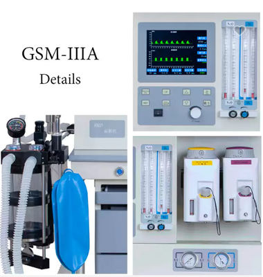 Máquina portátil de Anasthetic Anasthesia da anestesia do equipamento médico do hospital ICU