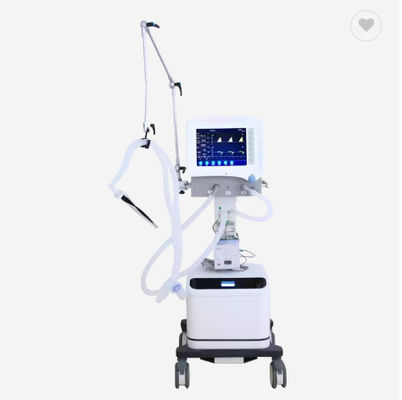 12&quot; máquina cirúrgica do ventilador do equipamento ICU do hospital colorido do tela táctil de TFT LCD