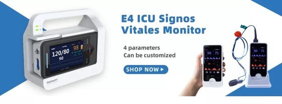 Parâmetro portátil do monitor do Vitals de E4 monitor paciente NIBP do multi para a cabeceira do hospital