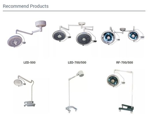 A luz cirúrgica do diodo emissor de luz conduziu a lâmpada de funcionamento Shadowless da abóbada dobro clara da operação