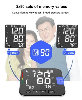 Monitor médico do Bp da pressão sanguínea da máquina da verificação de Digitas Bp da voz do braço automático