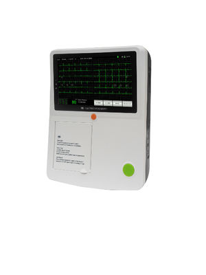 Máquina de ECG Médica Digital Inteligente de Alto Armazenamento Electrocardiógrafo ECG de 6 canais