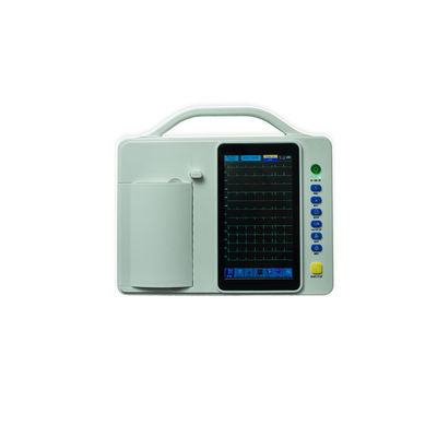6 canais Máquina de ECG Electrocardiógrafo Ecrã táctil