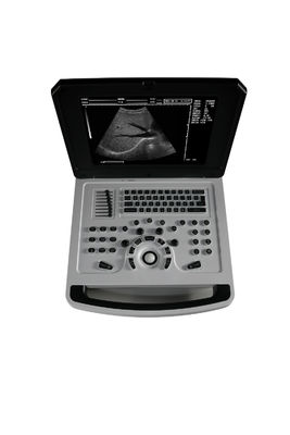 Notebook Ultra-som preto e branco para cardiologia