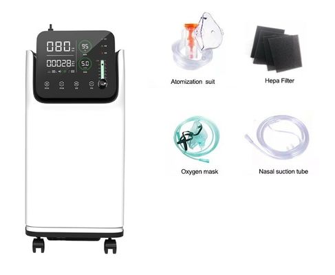 Concentrador de oxigénio de respirónicos médicos industriais para pacientes de grande fluxo 5L