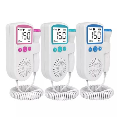 Portátil 	Monitor Fetal de Doppler do bolso do bebê do monitor de coração de Doppler para a gravidez