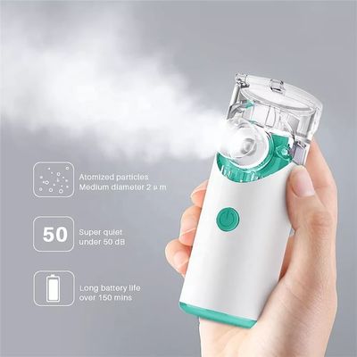 Inalador ultrassônico Handheld recarregável Mesh Nebulizer For Children portátil do Usb